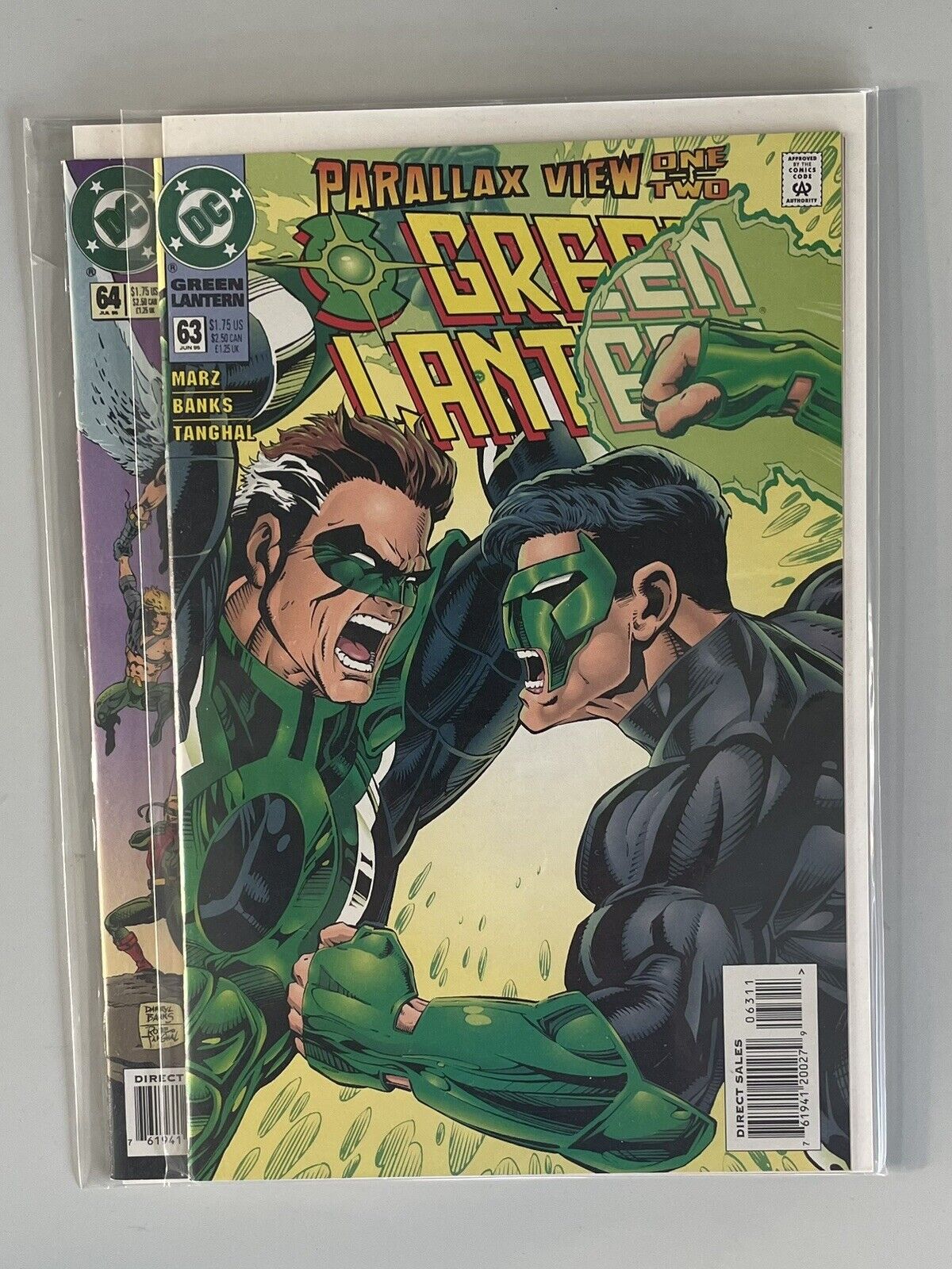 Green Lantern 63-64 Parallax View Parts 1-2 DC Comics 1995