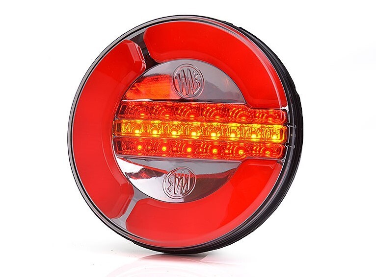 LED Rear Round Hamburger Lamp Light 12v/24v Lorry HGV Trailer Truck