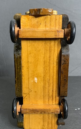 Vintage Handcrafted Wooden Truck With Open Top For Storage - Picture 5 of 9