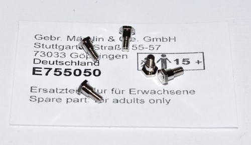 Märklin H0 755050 5 Stück Sechskant- Ansatzschraube, Schrauben M2x5 NEU E755050