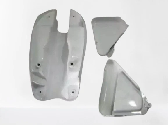 ADECUADO PARA Tanque de Gasolina Norton Commando Roadster Pintado Blanco + Panel Lateral 750 Foto 3 de 3