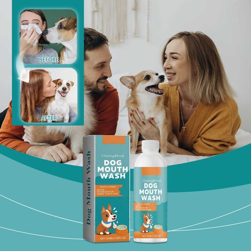 Mouthwash For Dogs To Freshen Breath And Control Plaque And Tartar Mouthwash