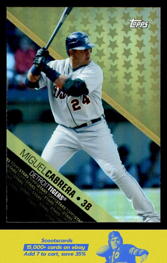 2008 Topps Miguel Cabrera Topps Stars #TS17 Detroit Tigers