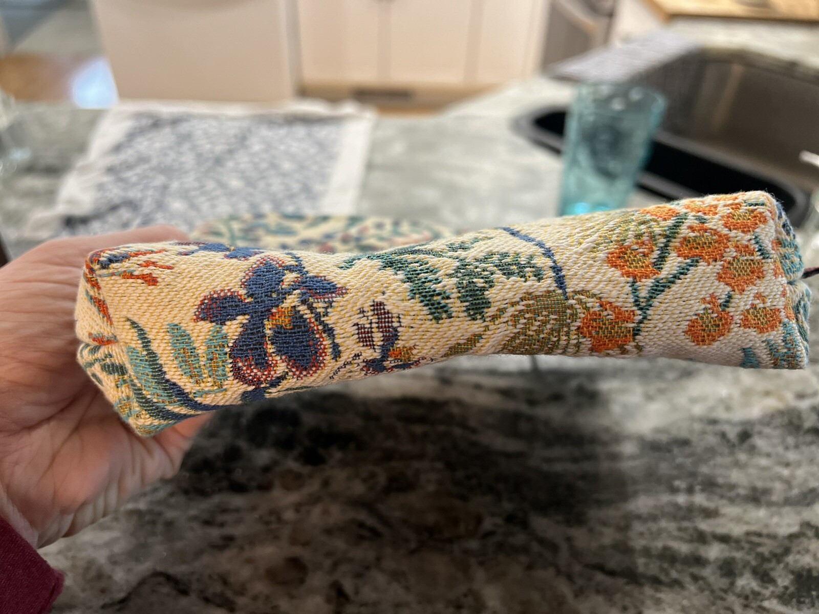 Iosis Paris Oniric Tote in Perle Cotton tapestry woven in Belgium