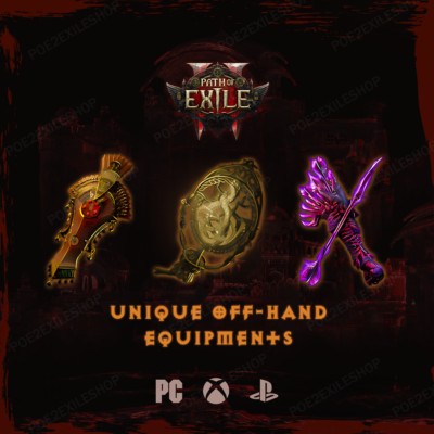  Path Of Exile 2 UNIQUE Off-Hands POE2 ITEMS 