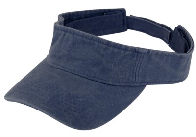 Sonnenschild/Visor washed Cotton mit Klett-Unisex Damen/ Herren, Farbauswahl