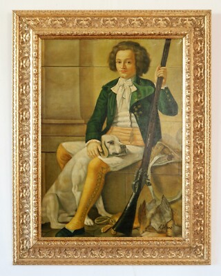 COPY PAINTING ''PORTRAIT OF COUNT MONT LOUIS'' BY ZOFFANY JOHANN