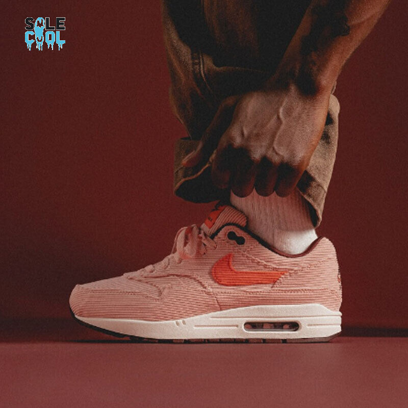 Nike AIR MAX 1 PRM 'CORDUROY CORAL STARDUST' Mens Shoes Nike AIR MAX 1 PRM 'CORDUROY CORAL STARDUST' Mens Shoes
