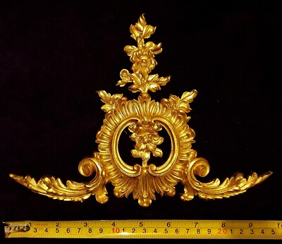 FRANZÖSISCHER ANTIKER LOUIS XV GOLD VERGOLDET DORE KUNSTHARZ WANDRAHMEN ZIERLEISTE DEKORATION