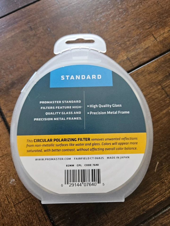 ProMaster 82mm Circular Polarizer Filter CPL – Standard Series - Image 2 of 4