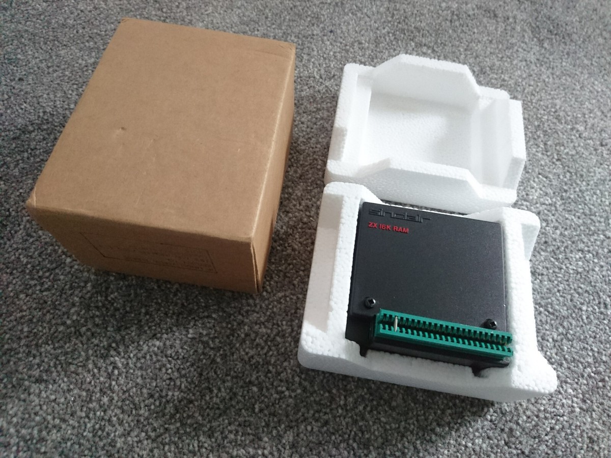 NEW Sinclair ZX 16K Ram Pack Module BOXED Very Rare Memory
