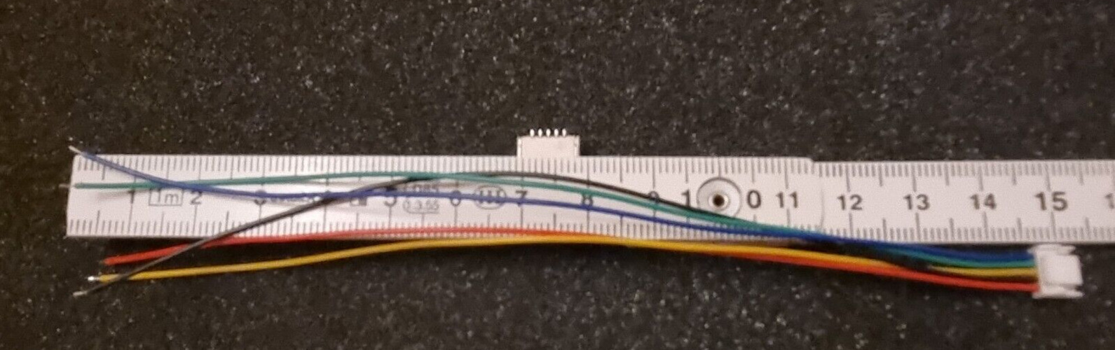 JST GH 1.25 mm 5 Pin-Stecker und Buchse ca.15 cm Kabel