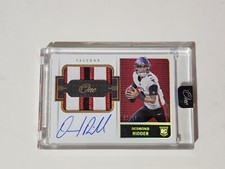 2022 NFL Panini One Desmond Ridder Dual Patch Rookie Auto Gold 2/10 🔥🔥 RPA!