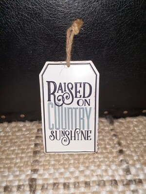 Hobby Lobby Small Spring Sign Farmhouse Raised On Country Sunshine Southern NEW
