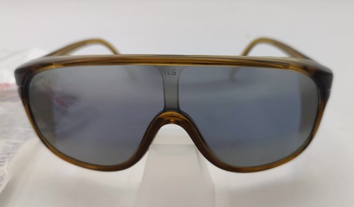 Vintage neu aus altem Lagerbestand Willson Spectra Schutzbrille braunes Gestell verspiegelte Gläser -selten- - Bild 3 von 9