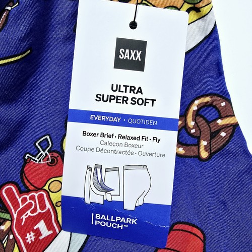 New SAXX Ultra Boxer Briefs Relaxed Fit BallPark Pouch Soft Viscose Underwear - Picture 6 of 8