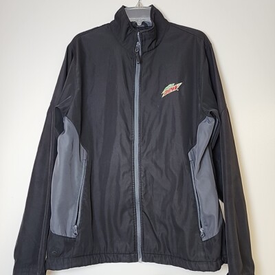 Mountain Dew StormTech Performance Jacket Men's Large Black Logo Embroider SDX1