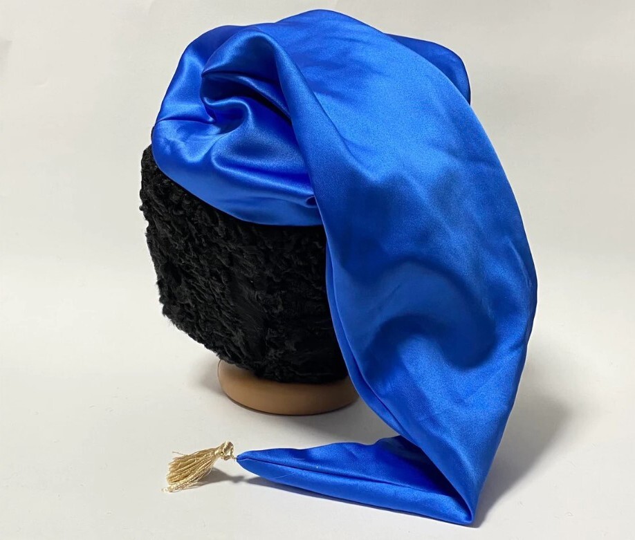 Ukrainian Papakha Natural Astrakhan Karakul Fur Army Hat Handmade