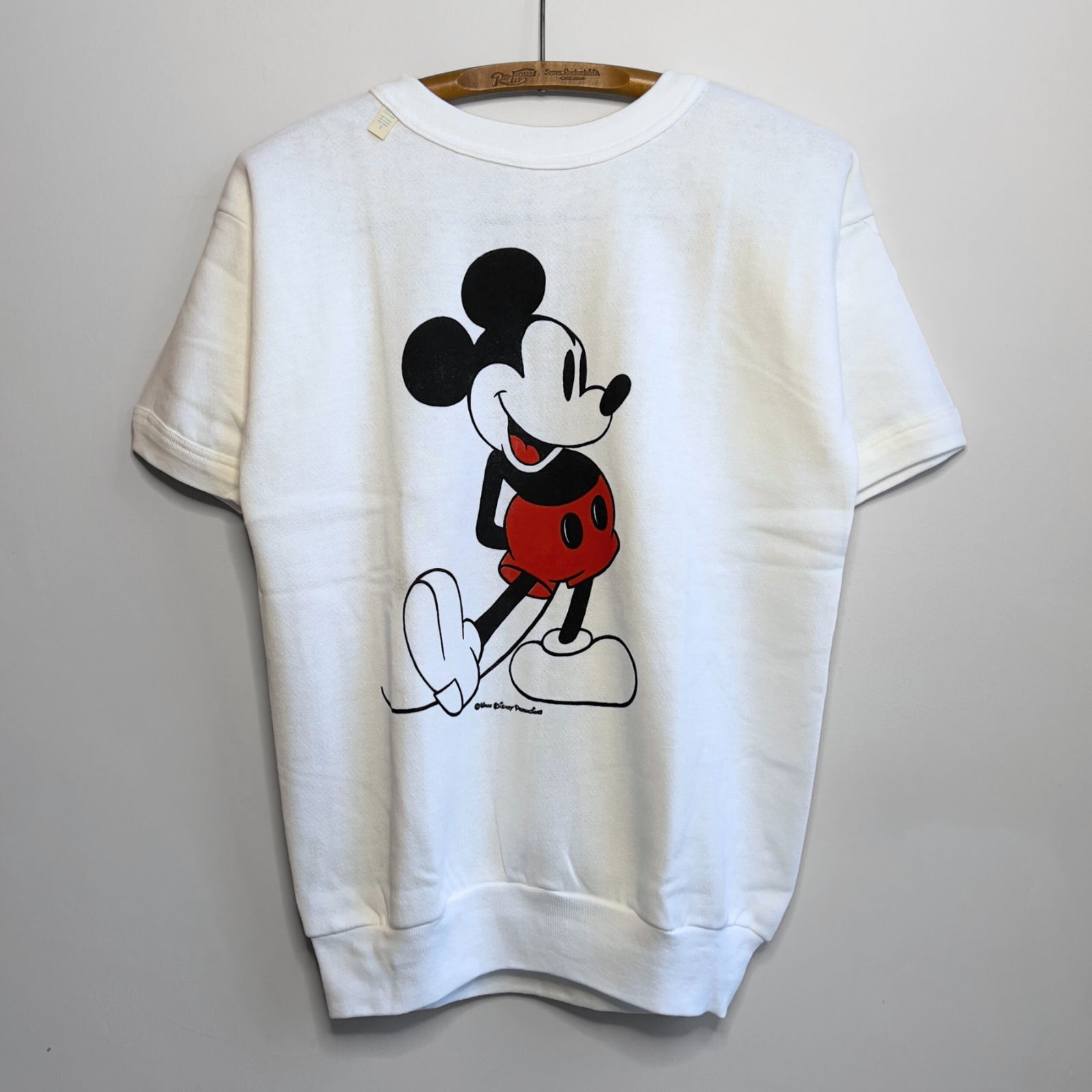 Vintage 1960s Mickey Mouse Walt Disney Products Deadstock White Sweatshirt