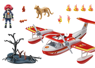 Playmobil 71463 Firefighting plane with extinguishing functio NEW