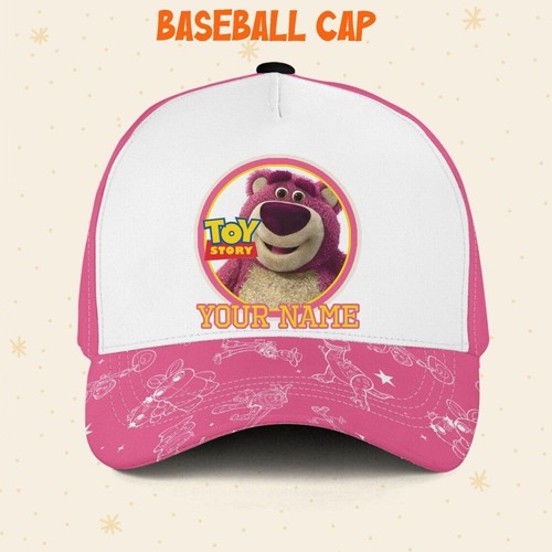 Custom Toy Story Lotso Team Logo Cap, Custom Disney Hat, Toy Story Baseball Cap