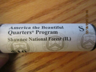 US Mint 2016 S ATB Quarters Shawnee Illinois IL Roll NOT BANK ROLL #2