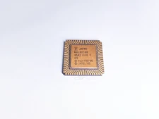 MBL80188 80188 FUJITSU 8-Bit Ceramic Microprocessor IC 8MHz MPU 68-Pad Gold