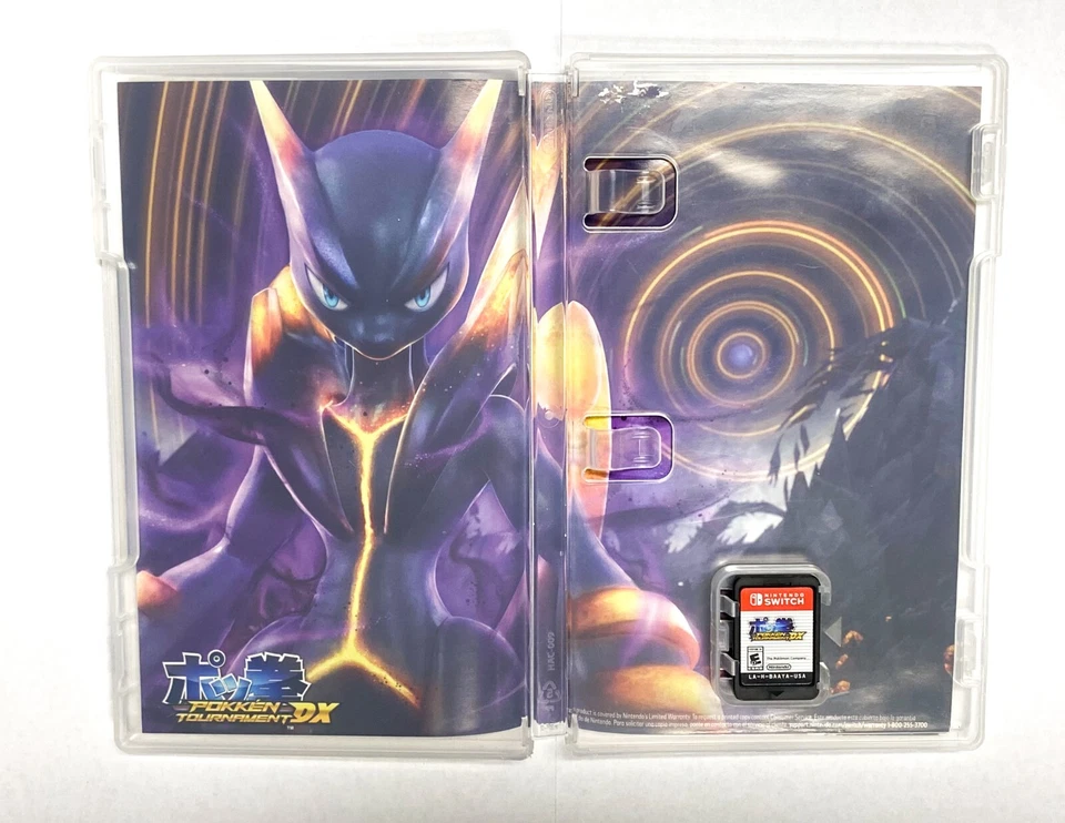 Juego Pokken Tournament DX, Estuche Pokemon Pikachu Luchando para Nintendo Switch Foto 2 de 2