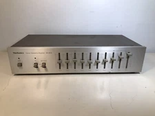 Technics Vintage Silver Stereo Frequency Equalizer SH-8010 Tested