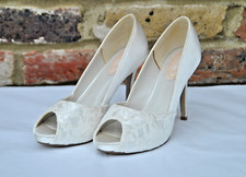 New bridal shoes by PINK label IVORY uk 6 euro 39