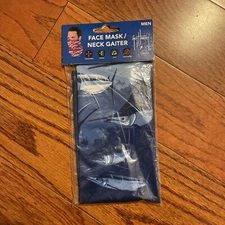 NWT Guy Harvey Blue Fish Print Fishing Sun Shield Face Mask Neck Gaiter