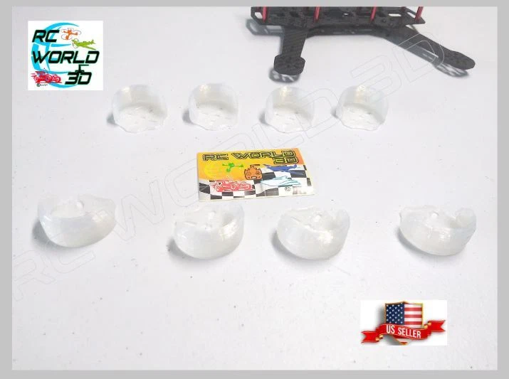 QUADCOPTER BRUSHLESS MOTOR MOUNT/BASE PROTECTOR 3D PRINTED PLA 250 FRAME - Image 4 of 4