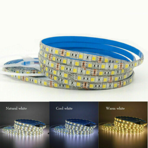 Double white CCT LED Strip LIGHT Flexible 5050 60/120LEDS/m W+WW led tape lamp - Afbeelding 1 van 11