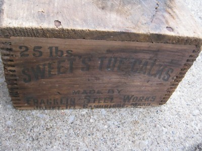 Antique Vintage Sweet's Toe Calks Franklin Steel Works Cambridge