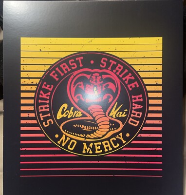 Cobra Kai Strike First Strike Hard No Mercy Framable Wall Print 10x11.5 GameStop