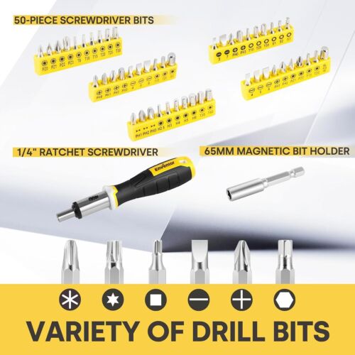 Home Tool Kit 220 Pcs Household Auto Repair Tool Set with Toolbox Storage Case - Picture 3 of 9