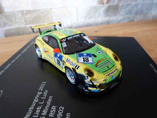 Porsche 911 GT3 Rsr Vittoria 24h Gara Nürburgring 2011 Manthey Sonderedition 1: - Immagine 4 di 4