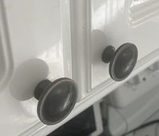 Mushroom Kitchen Bath Cabinet 37 Knobs Set Fast Shipping