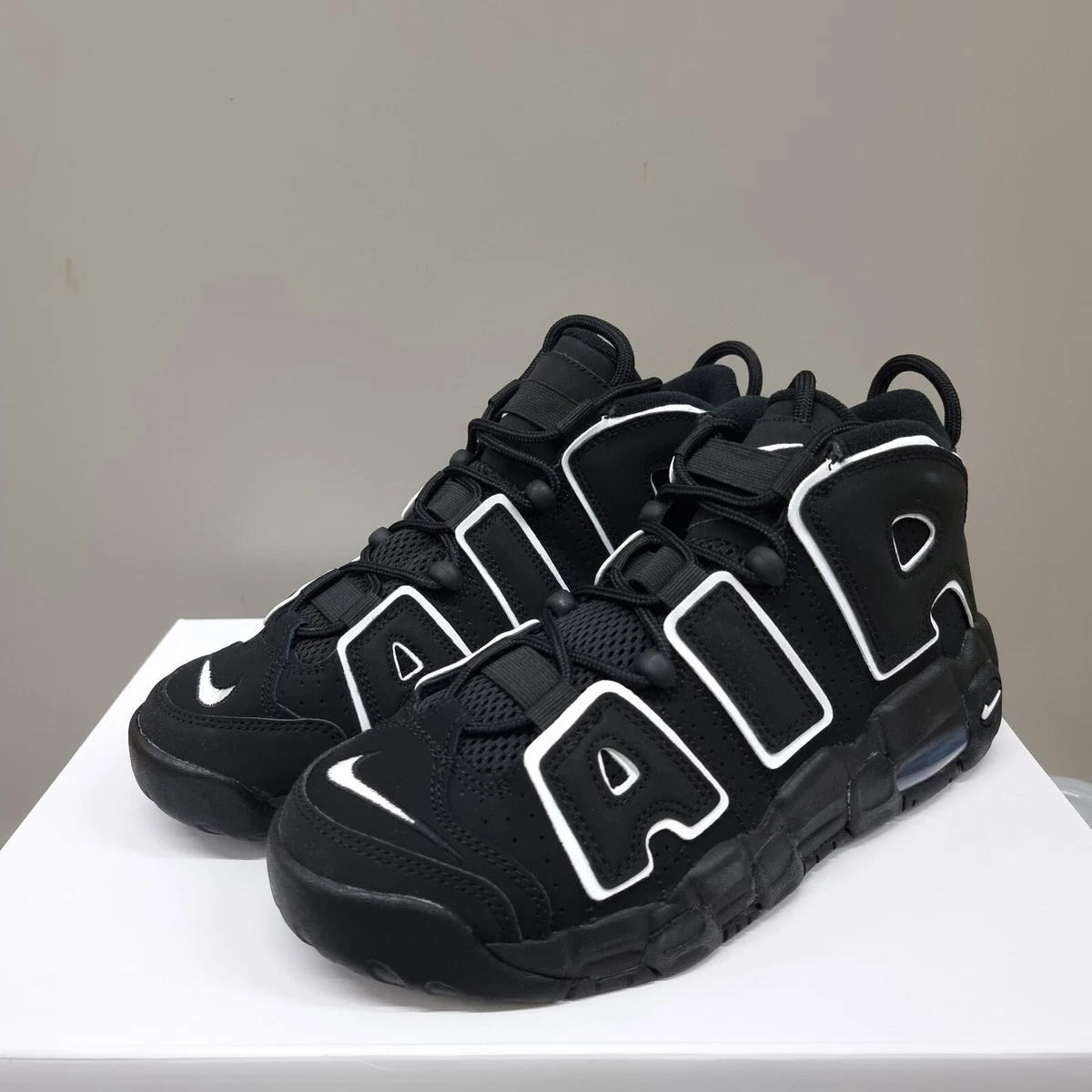 Uptempo black hotsell and white