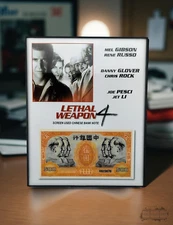 LETHAL WEAPON 4 PROP - SCREEN USED - FRAMED PROP BILL - MEL GIBSON