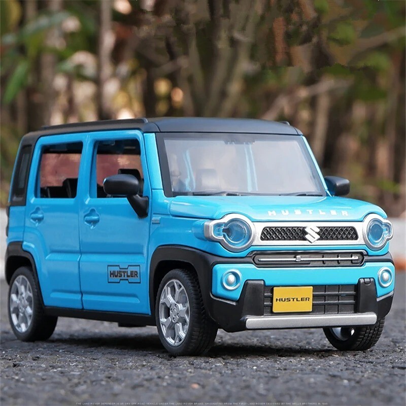1:22 Suzuki Hustler Diecast Alloy Off Road Model Car Sound Light