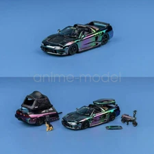 Findclassically 1:64 NSX TRA Colorful electroplating Diecast Car