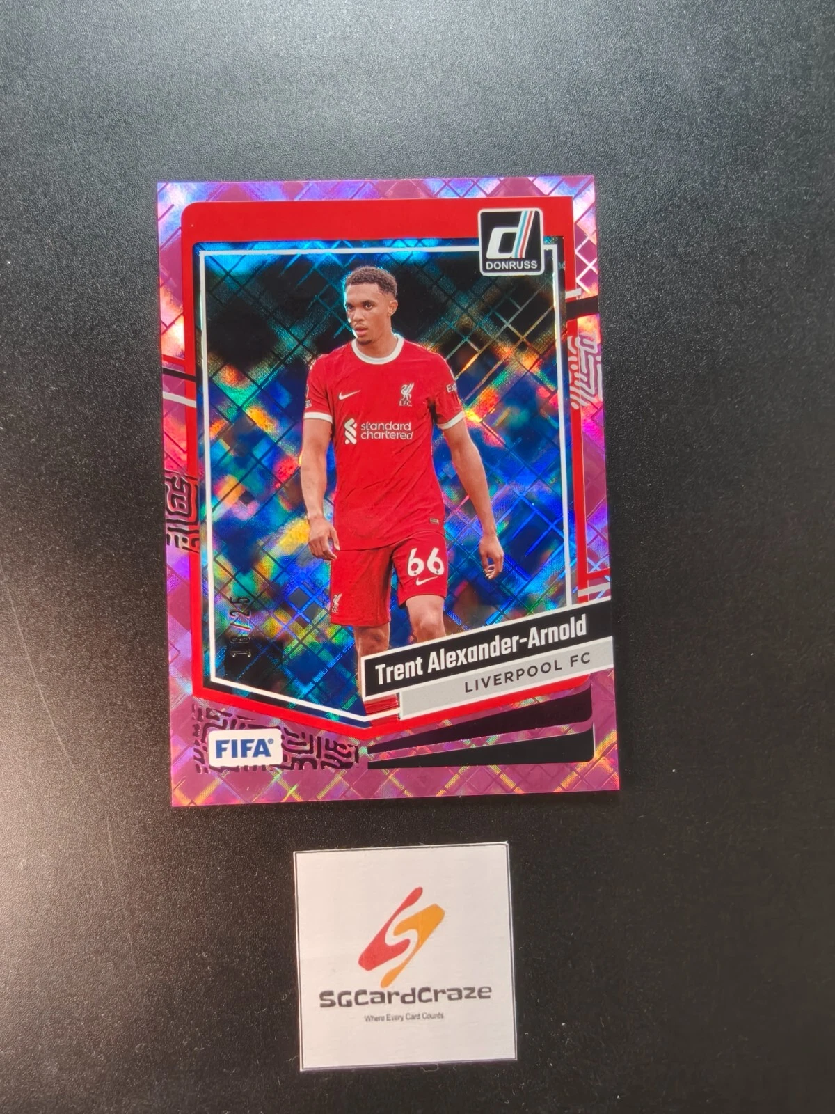 2023-24 Panini Donruss FIFA Pink Diamond TRENT ALEXANDER-ARNOLD /25