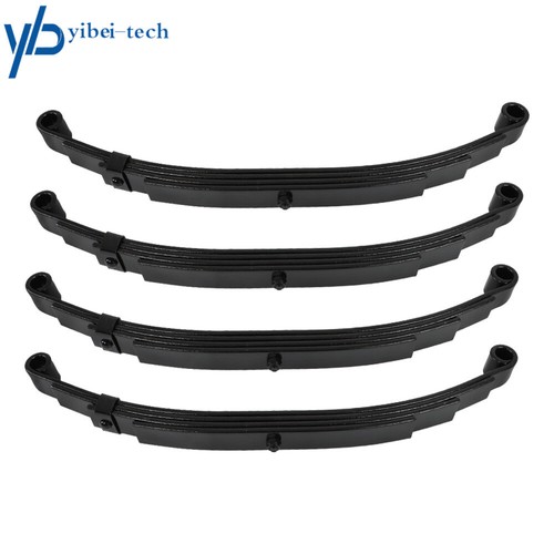 Set of 4 Trailer Leaf Spring 4 Leaf Double Eye 1750 lbs Cap For 3500 lbs Axle - Bild 1 von 13