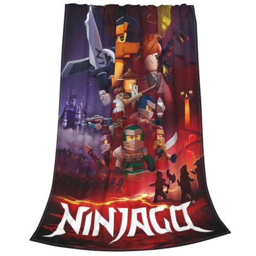 Ninjago Cartoon Comics weich warm gemütlich Flanell Überwurfdecke für Schlafstuhl Sofa - Bild 18 von 30