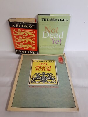 The Times Publications x3 Book Of England, Not Dead Yet, Past Present Future