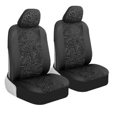 Bdk Leopard Seat Covers Fits Most Cars Easy Install Matching Headrests 2pk