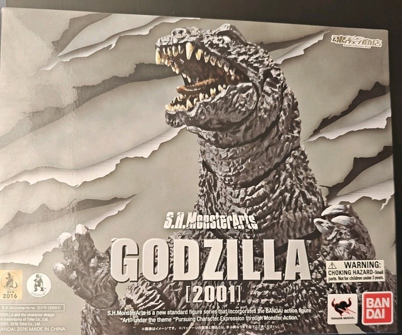 S.H. MonsterArts Godzilla (2001) -  Bandai Tamashii Nations  - Original Release