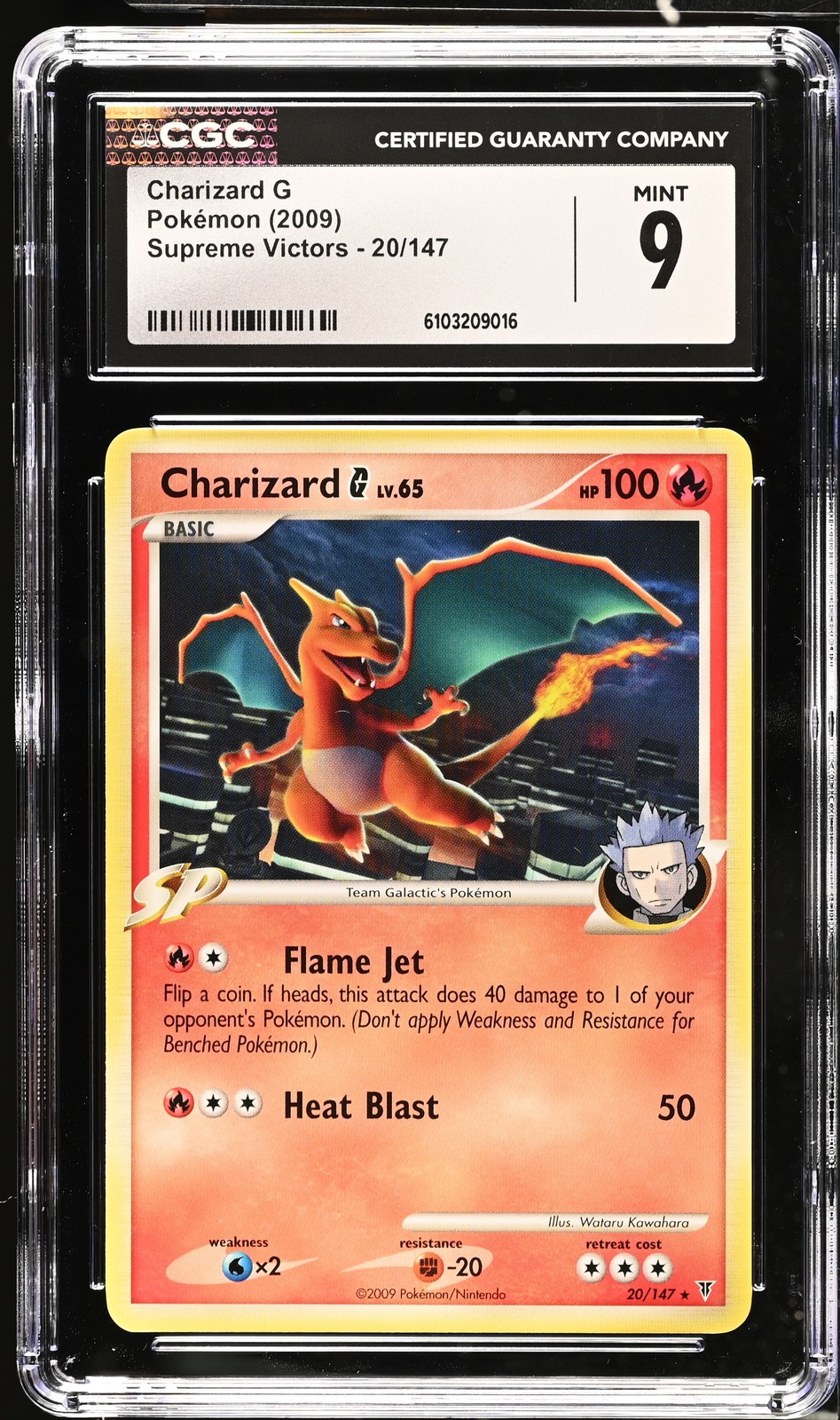 CGC 9 Charizard G 20/147 Regular Rare Supreme Victors Pokémon Card