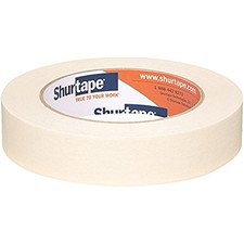 Shurtape General-Purpose Grade Crepe Paper Masking Tape CP-105 : 1 in. x 60 yds
